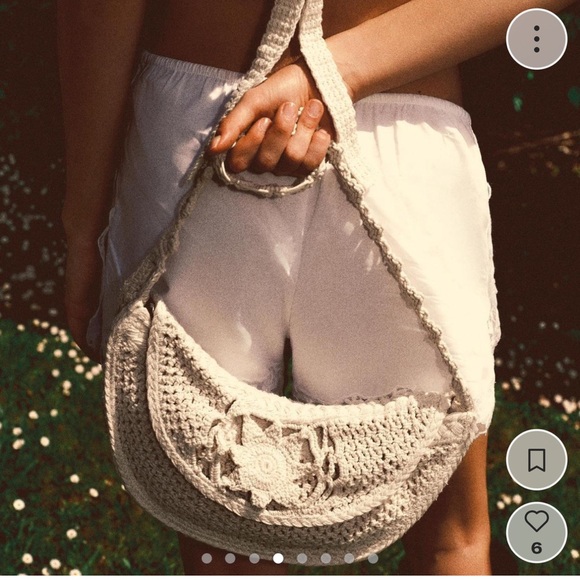 Zara Macramé Shoulder Bag - Picture 3 of 12